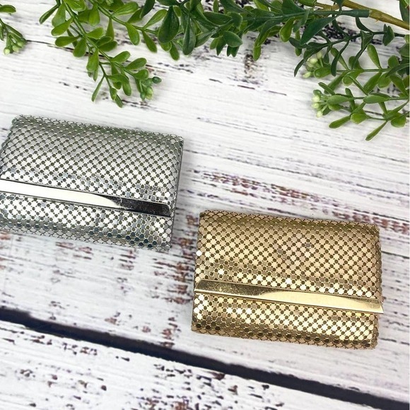 Vintage Tri-Fold Metallic Gold and Silver Key Holder Set - Picture 11 of 11